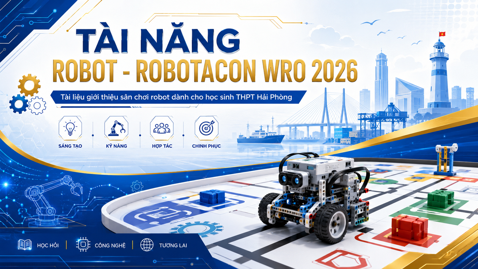 Tài liệu sân chơi “Tài năng Robot – ROBOTACON WRO” thành phố Hải Phòng năm 2026
